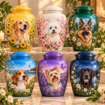 Beautiful Dog Urns