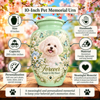 custom pet photo pet urn for ashes, handmade aluminum pet memorial urn with photo – picture 6