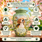 personalized dog photo pet urn for ashes, handmade aluminum pet memorial urn with photo – picture 6