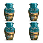 until we fish again cremation urn for human ashes, handmade aluminum – photo 6