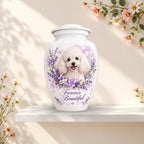 personalized dog memorial cremation urn for dogs, handmade aluminum pet memorial urn with photo – picture 3