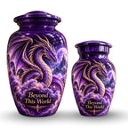 dragon urn for human ashes, handmade aluminum urn – photo 7