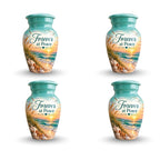 seashell beach sunset cremation urn for human ashes, handmade aluminum – photo 6