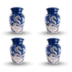 dragon cremation urn for human ashes, handmade aluminum urn – photo 6