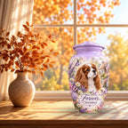 personalized dog photo urn for dog ashes, handmade aluminum pet memorial urn with photo – picture 7