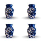 dragon art cremation urn with keepsakes, handmade aluminum urn – photo 6
