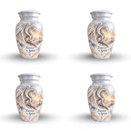 dragon art urn for human ashes, handmade aluminum urn – photo 6