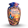 Lakeside Garden Cremation Urn for Human Ashes – Personalized Handmade Aluminum Urn