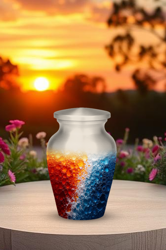 Abstract Design Cremation Urns for Human Ashes – Modern Memorial Urns for Adults, Men or Women