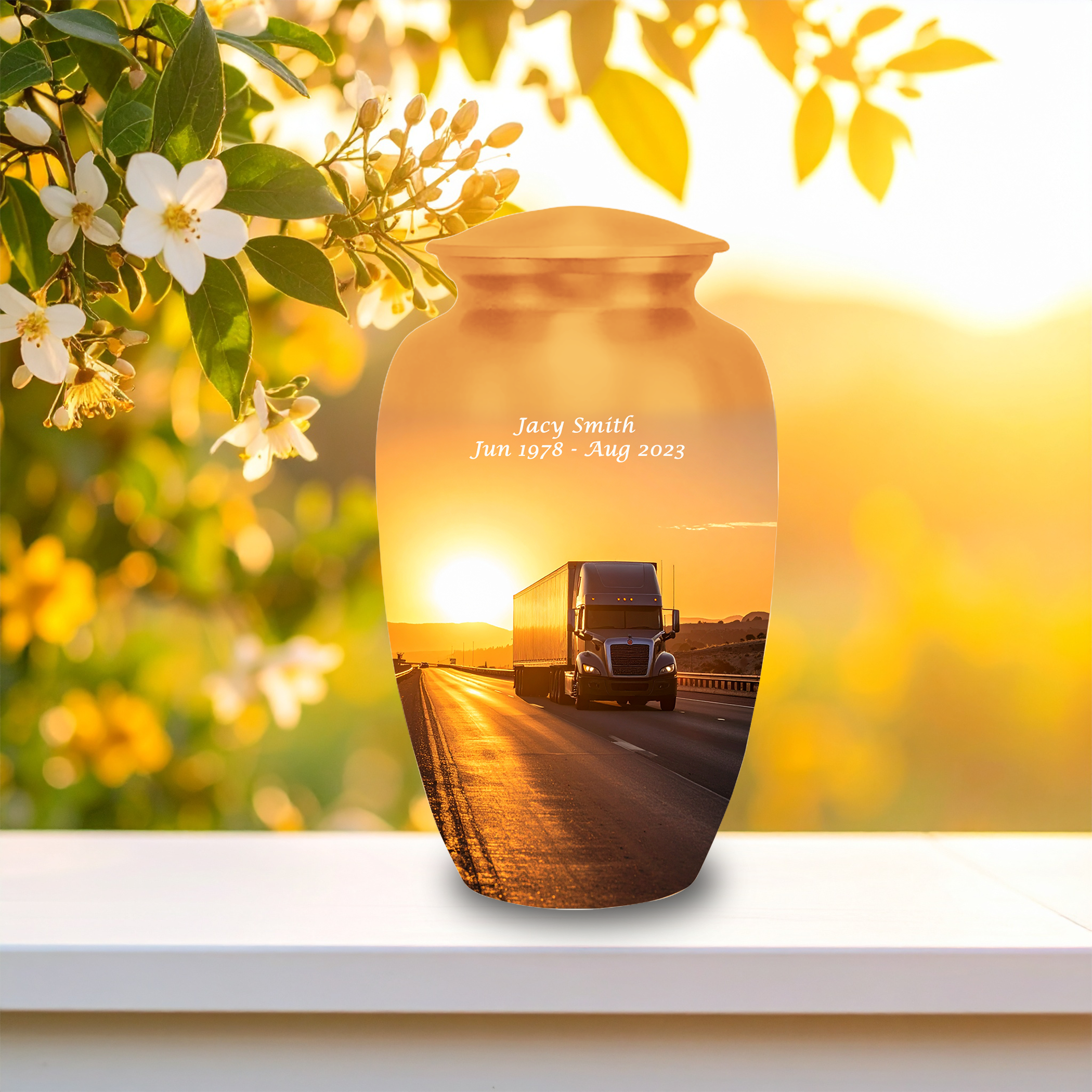 Personalized Truck Urn
