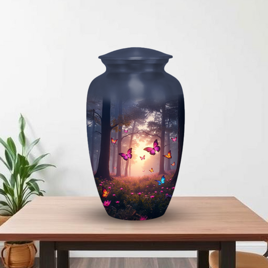 Pink Butterfly Urns for Ashes keepsake Adult Urns for Human Ashes