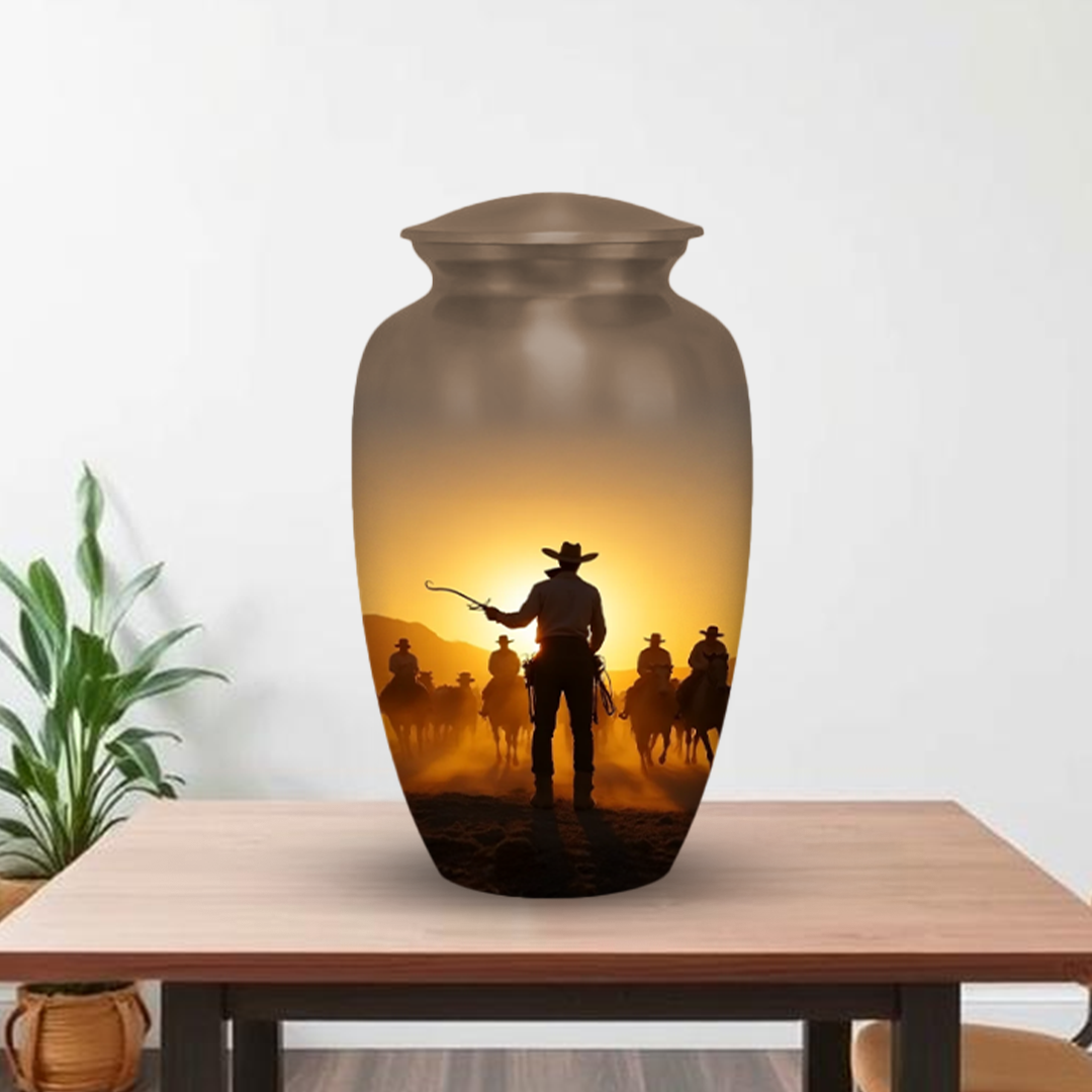 Cow Boy Urns