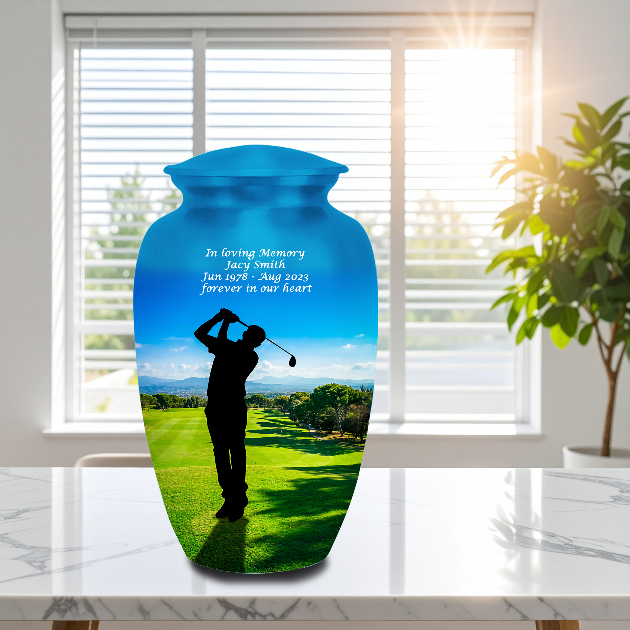 Personalized Golfer Urn
