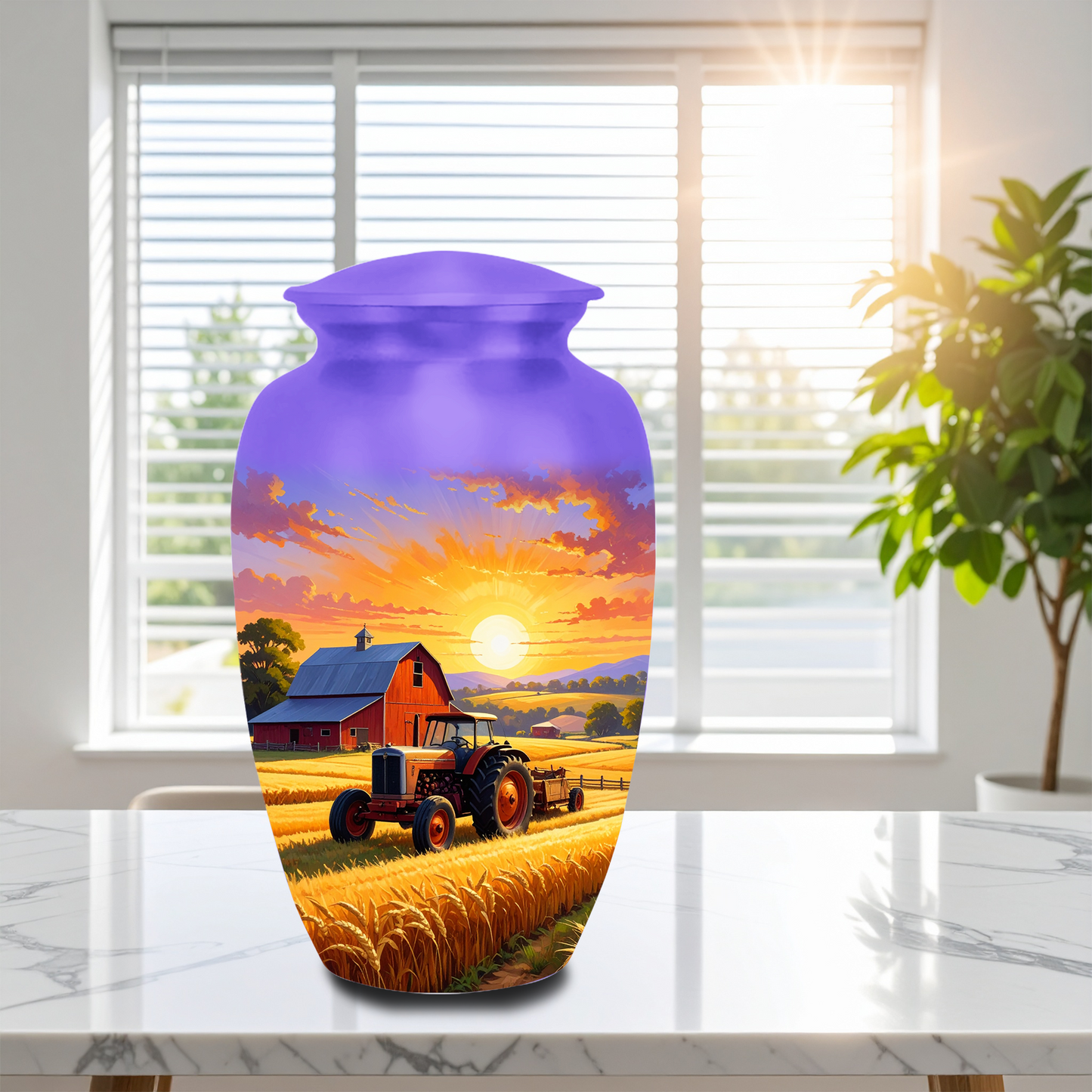 Tractor Cremation Urns for Human Ashes Adult Male