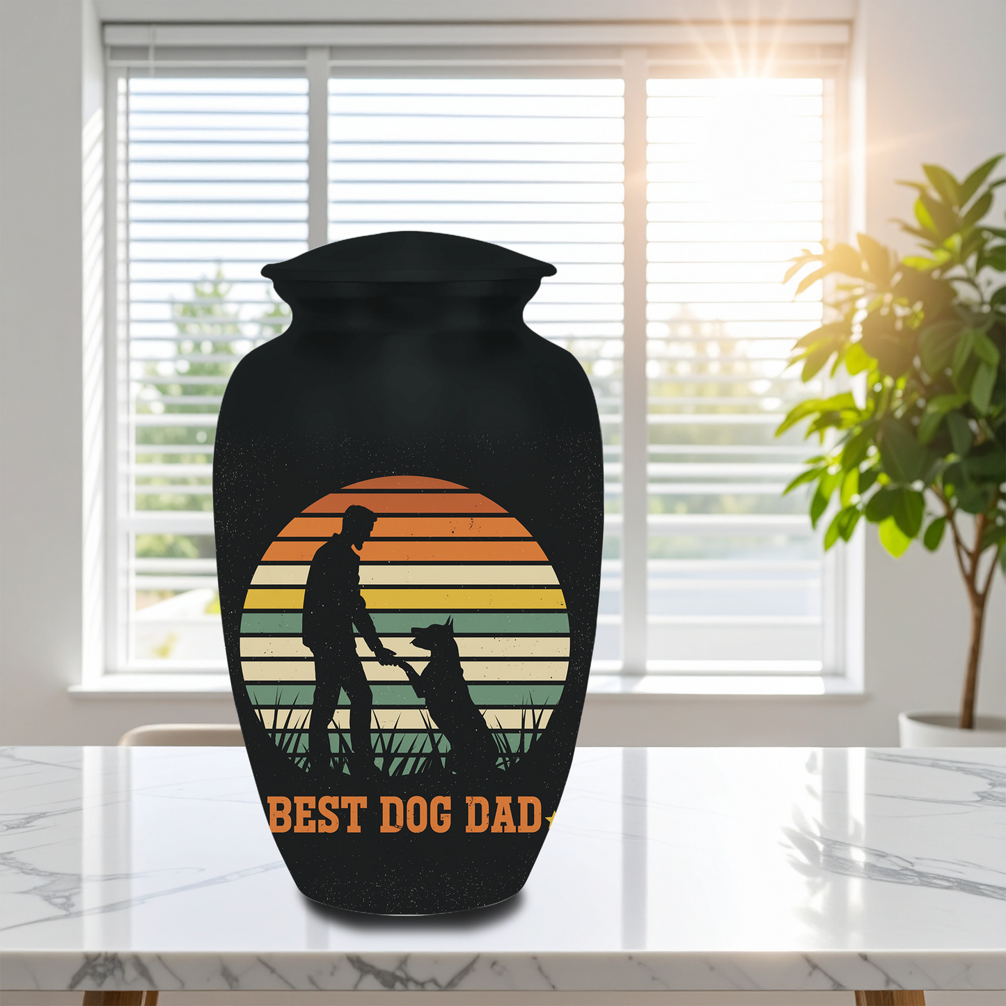 Dog Cremation Urns for Human Ashes – Aluminum Pet Lover