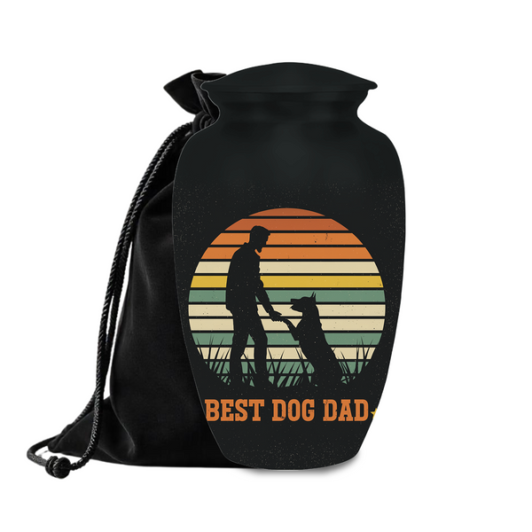 Best dog dad pet lover cremation urn for human ashes