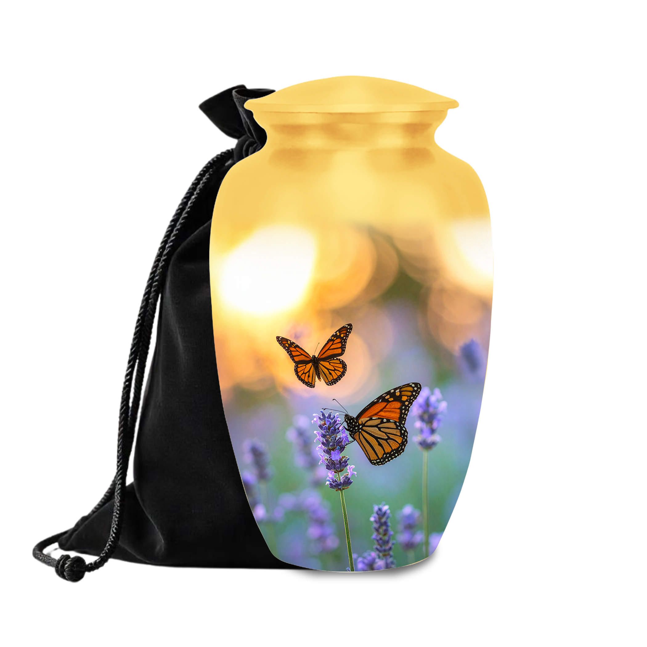 Butterfly cremation urns for sale butterfly memorial urns for ashes all angles aluminum construction
