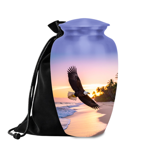 Majestic eagle adult cremation urn