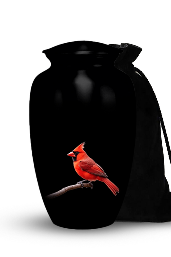 cardinal Bird Urns for Ashes