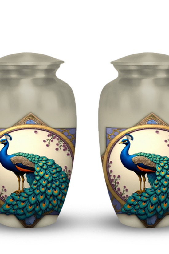peacock Cremation Urns 