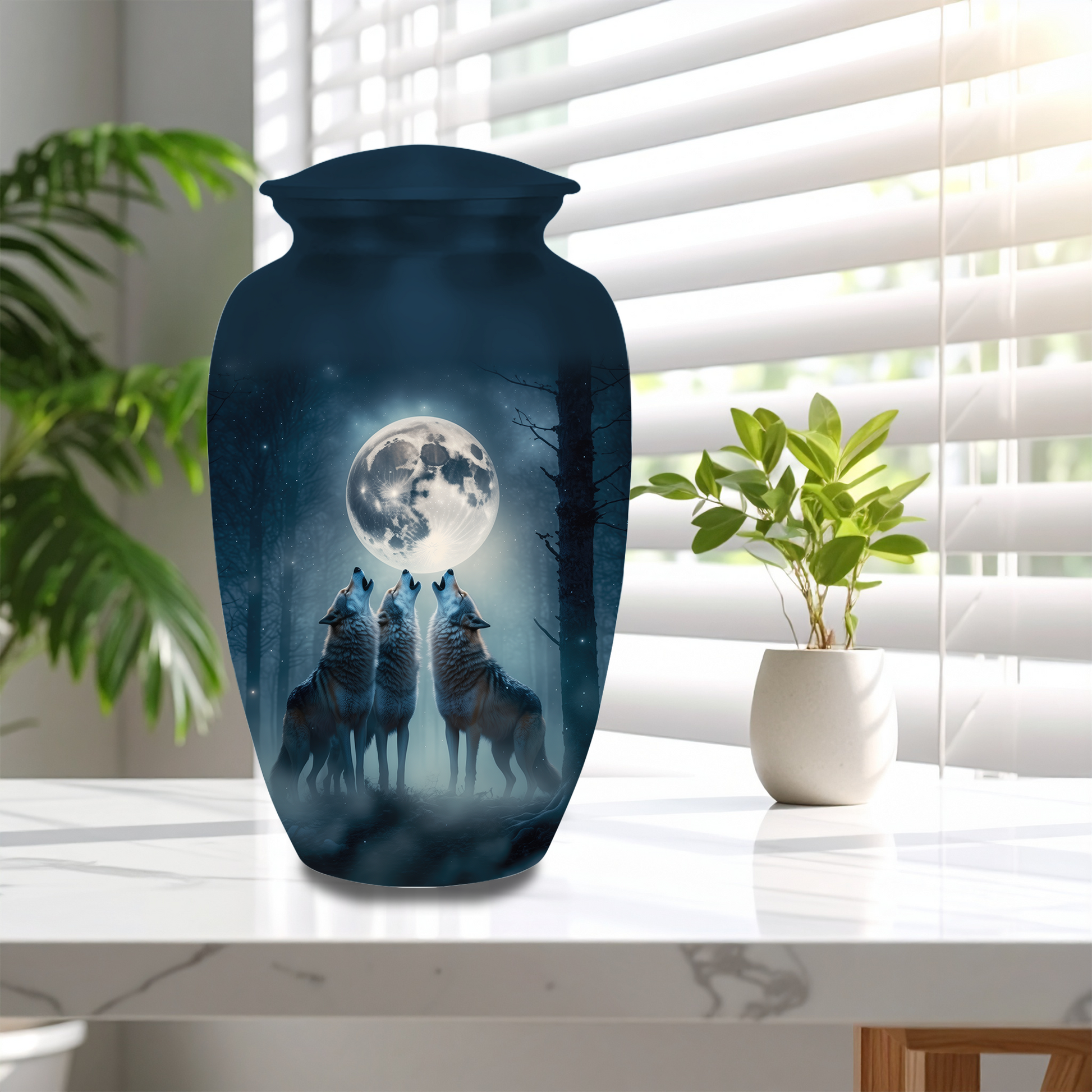 Moon Memorial Urn
