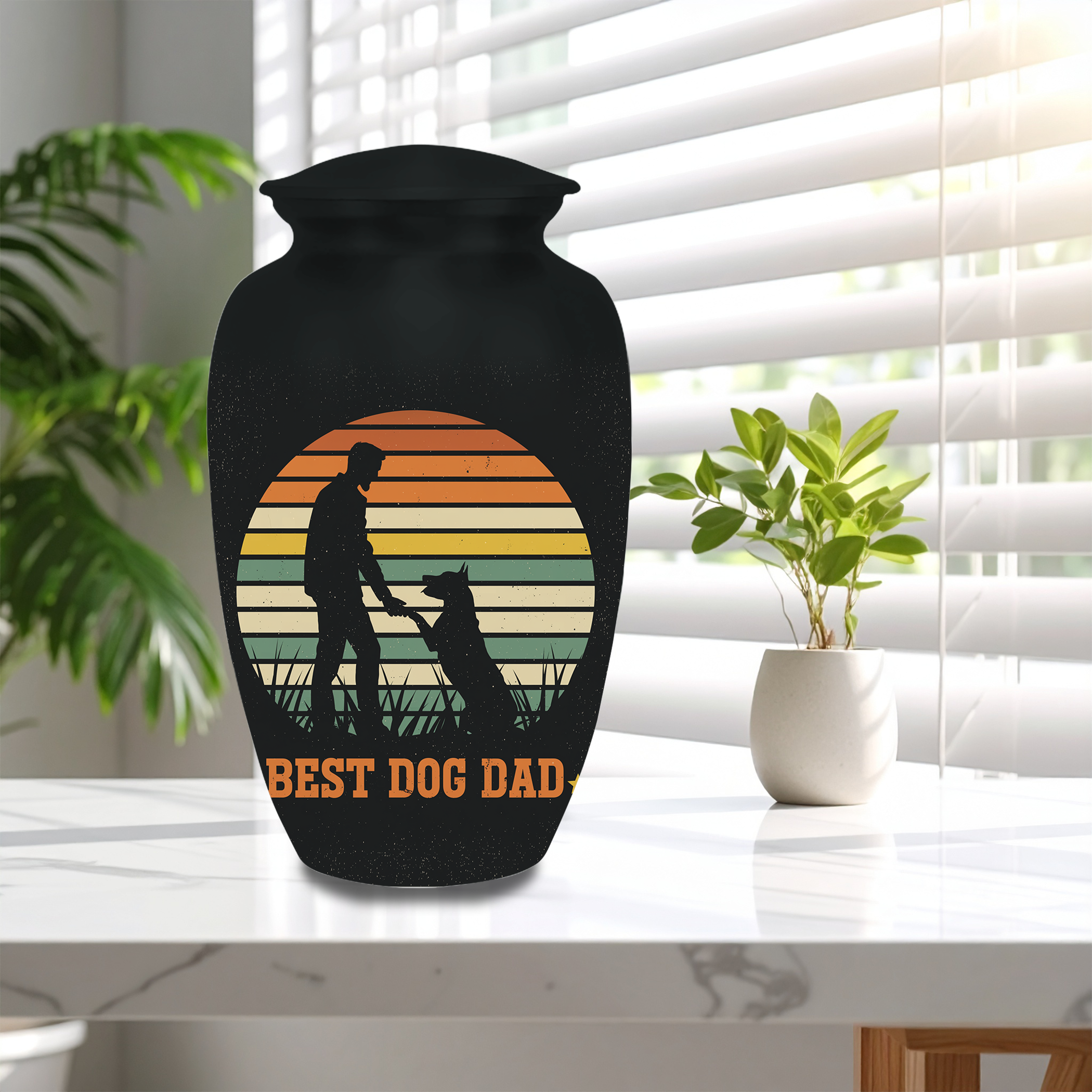 Dog Lover Memorial Urn
