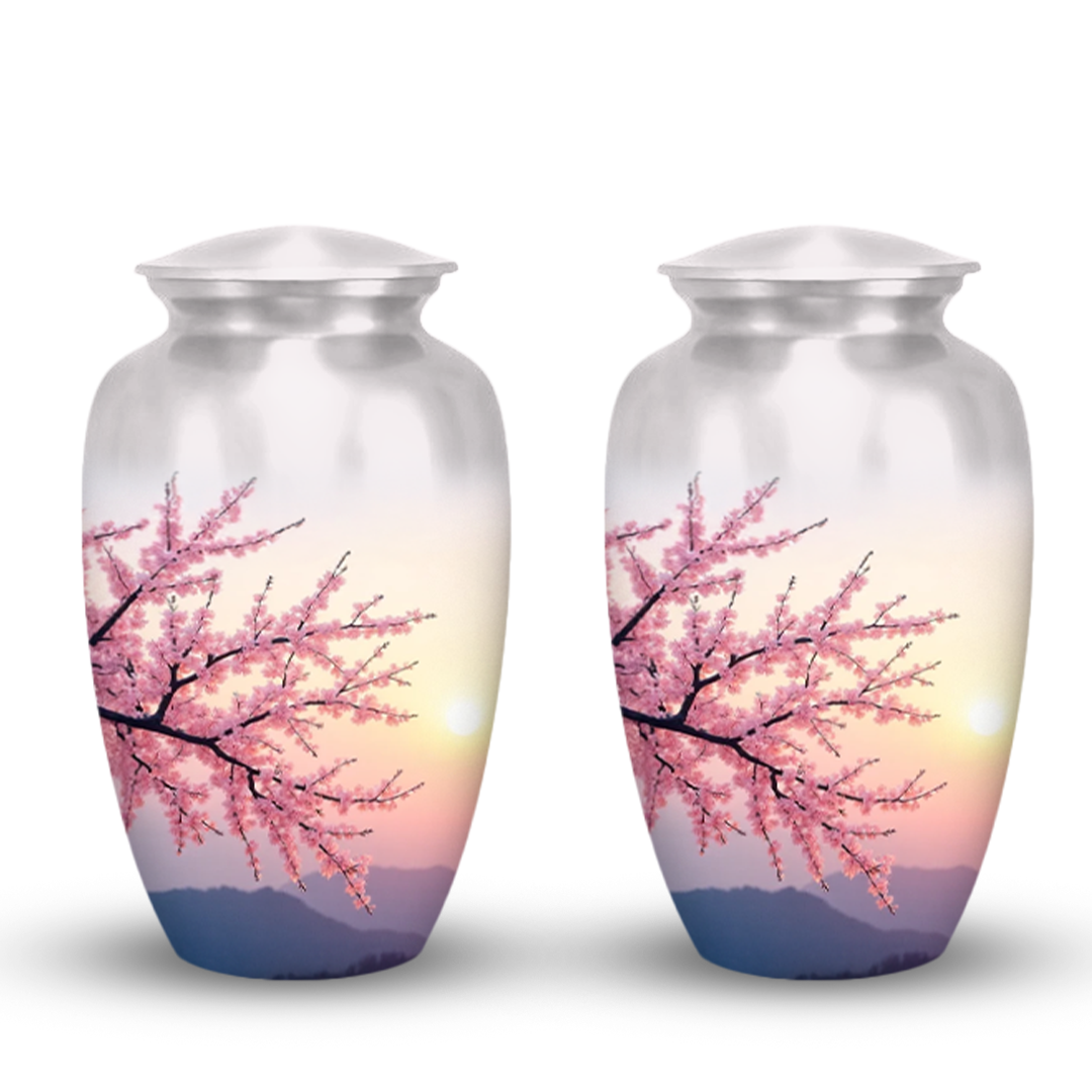 Cherry Blossom Urn