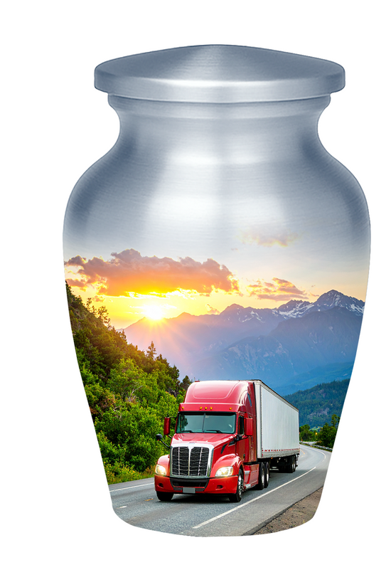 Truck Keepsake cremation urn 