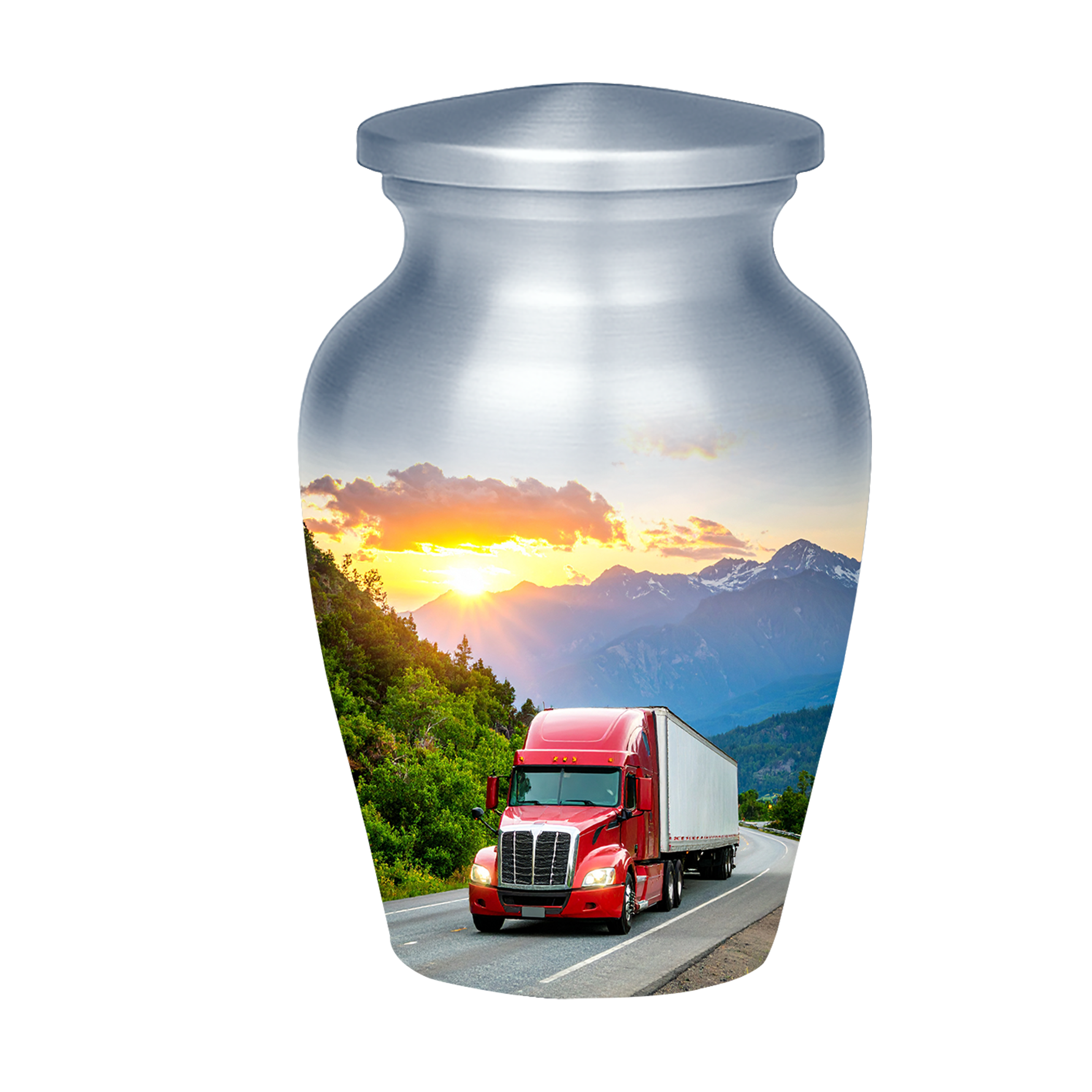 Truck Keepsake cremation urn 