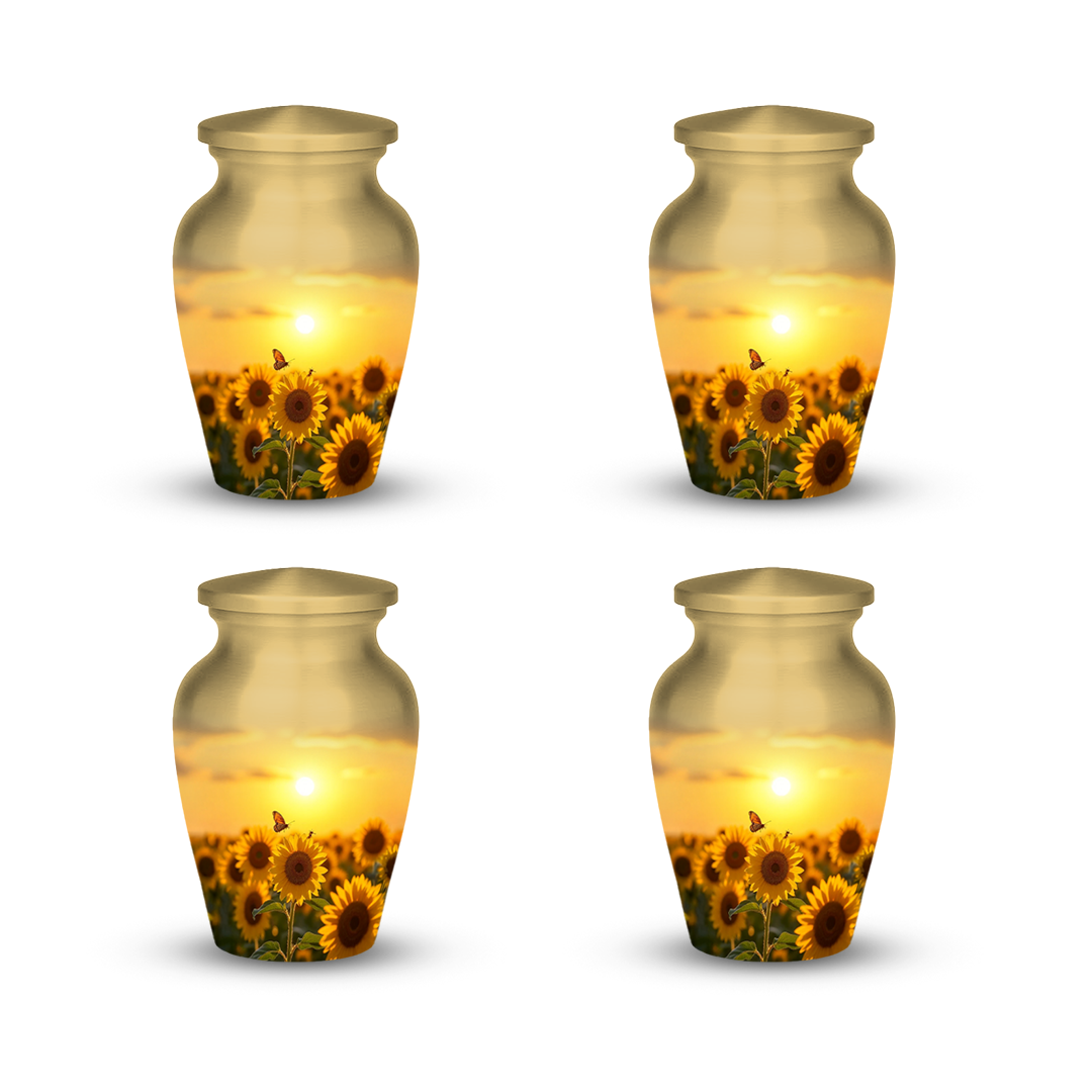 Sunflower Urns for Human Ashes keepsake Memorial Urns for Mom