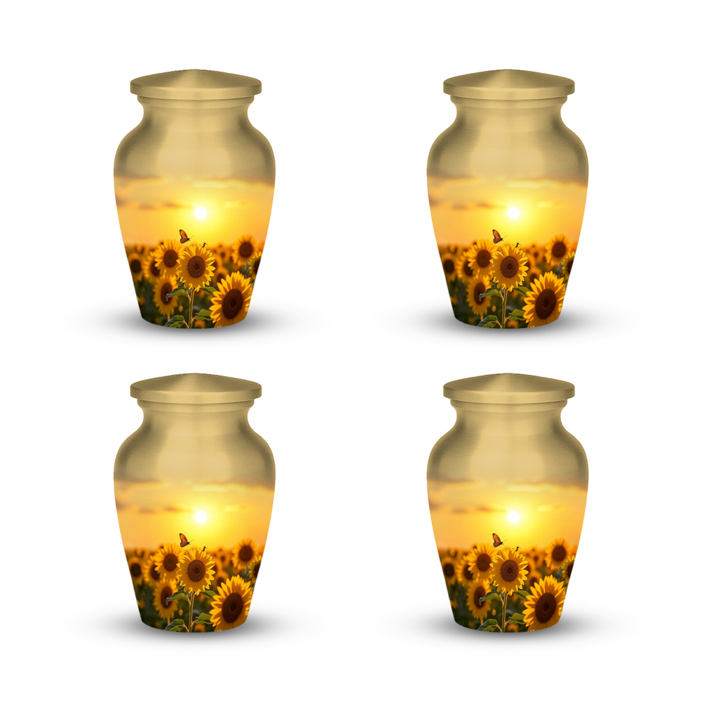 Sunflower Urns for Human Ashes keepsake Memorial Urns for Mom