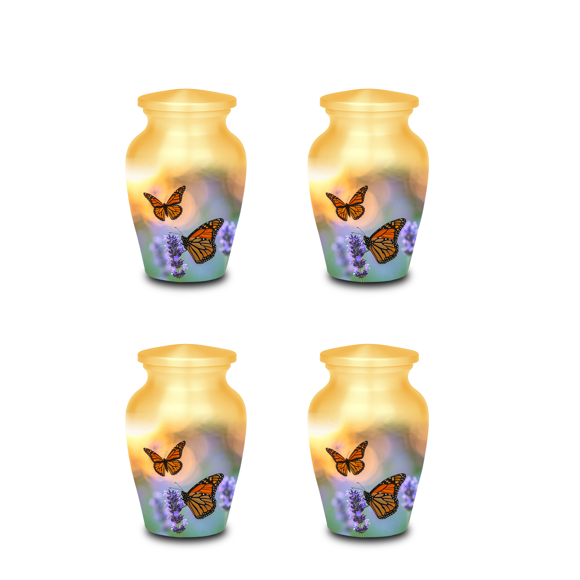 Urns for ashes premium packaging burial urns for adults gift box velvet storage bag memorial keepsakes
