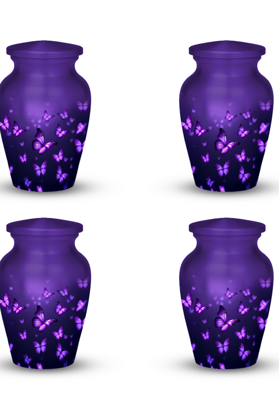 Purple Butterfly Cremation Urn for Human Ashes – Urns for Women, Mom, or Loved Ones
