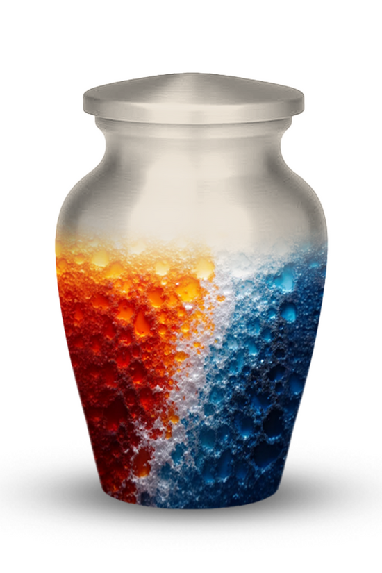Abstract Design Cremation Urns for Human Ashes – Modern Memorial Urns for Adults, Men or Women
