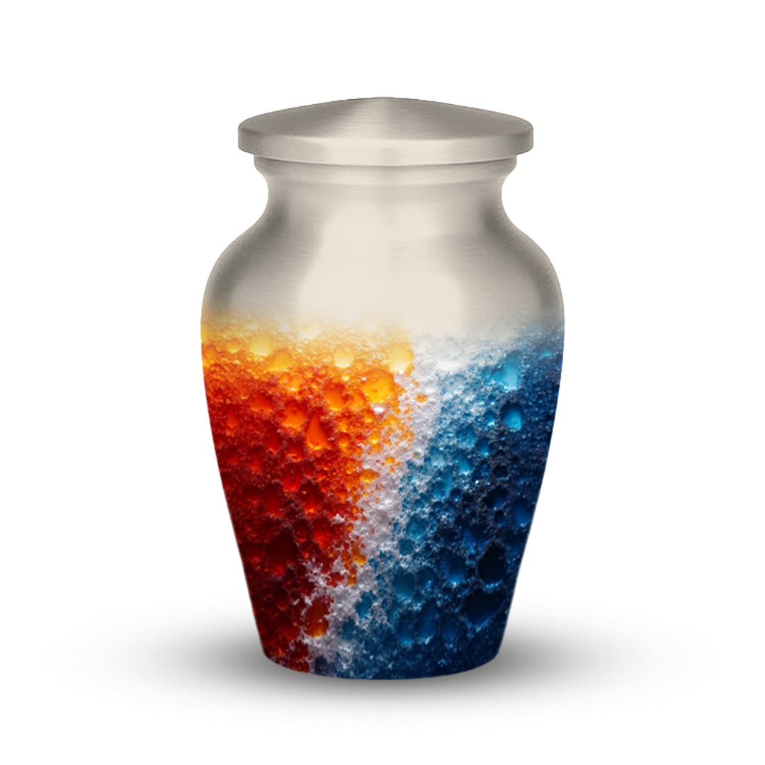 Abstract Design Cremation Urns for Human Ashes – Modern Memorial Urns for Adults, Men or Women