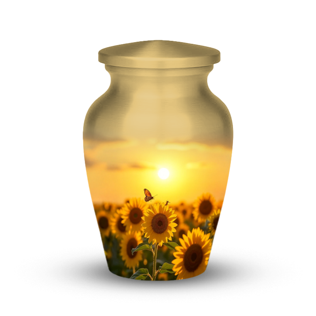 Sunflower Urns for Human Ashes keepsake Memorial Urns for Mom