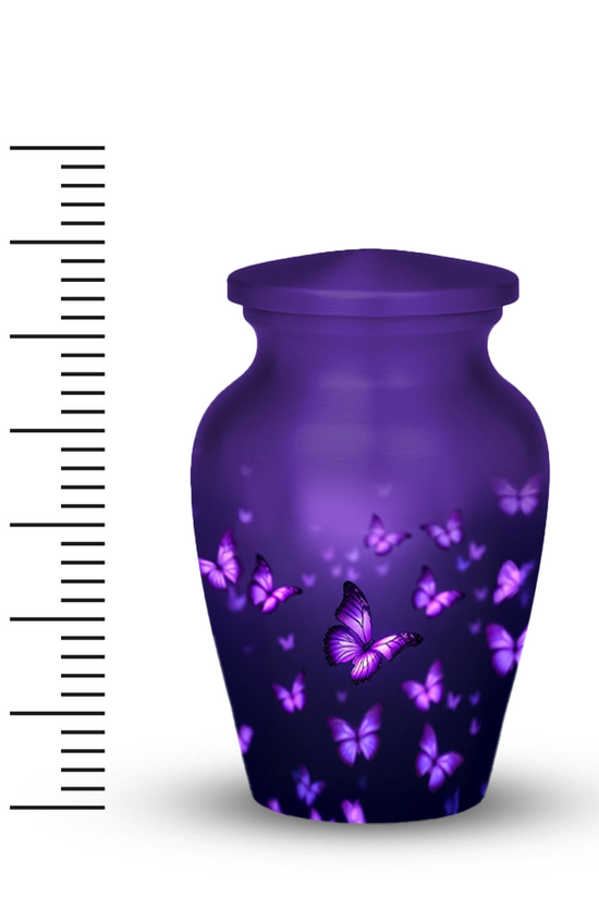 Purple Butterfly Cremation Urn for Human Ashes – Urns for Women, Mom, or Loved Ones