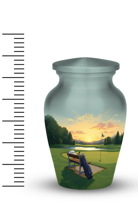 Golf Cremation Urn for Human Ashes – Sports Memorial Urns for Men, Dad, or Golf Lovers
