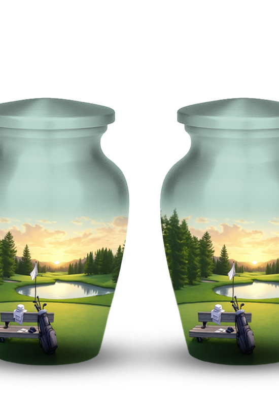 Golf Cremation Urn for Human Ashes – Sports Memorial Urns for Men, Dad, or Golf Lovers