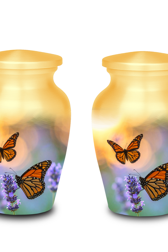 Cremation urns for adults secure threaded lid closure aluminum funeral urns for sale safe ash storage
