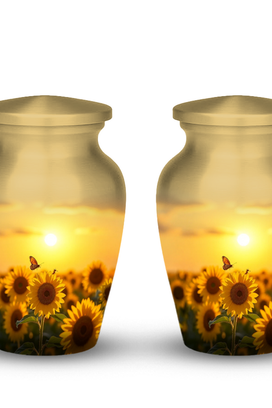 Sunflower Urns for Human Ashes keepsake Memorial Urns for Mom