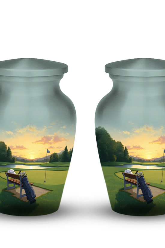 Golf Cremation Urn for Human Ashes – Sports Memorial Urns for Men, Dad, or Golf Lovers