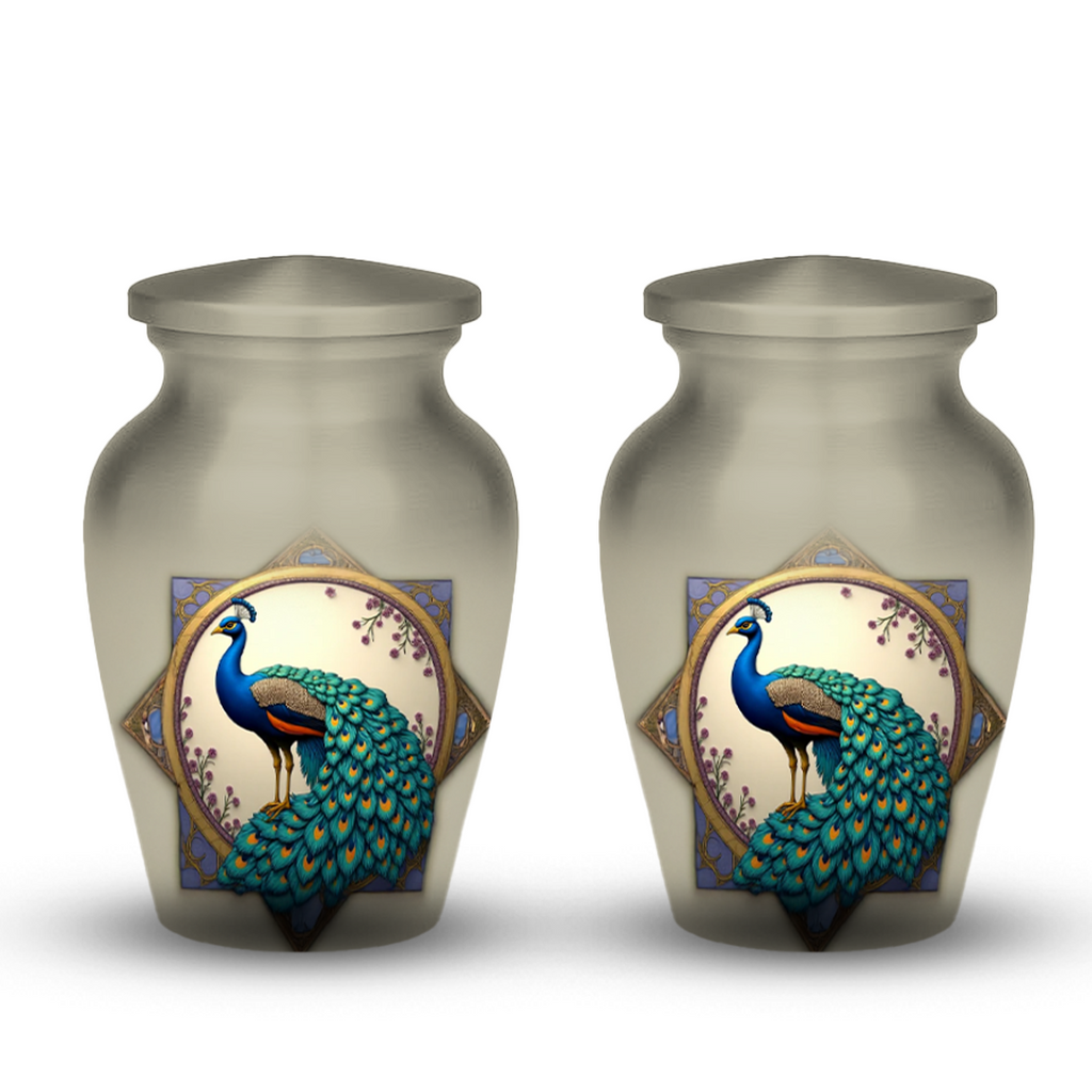 peacock Decorative Urns