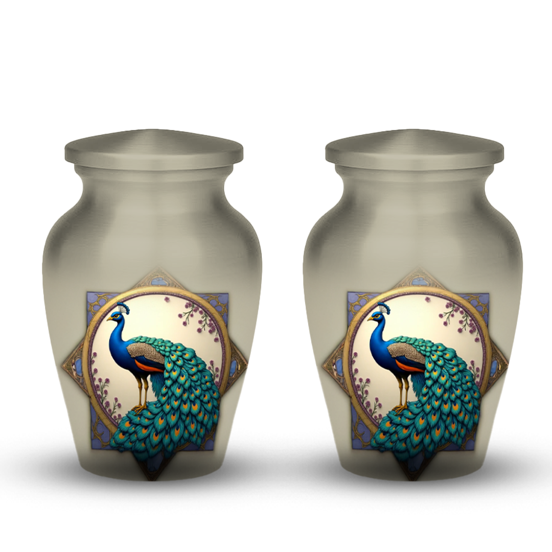 peacock Decorative Urns