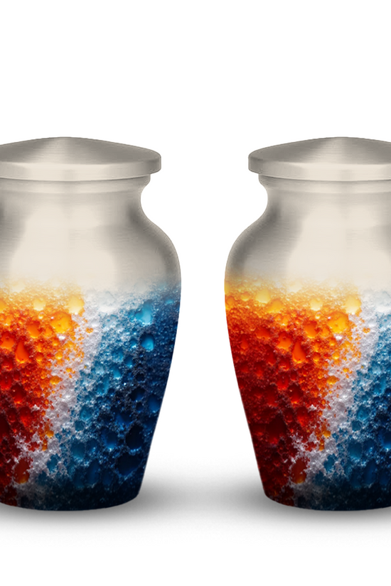 Abstract Design Cremation Urns for Human Ashes – Modern Memorial Urns for Adults, Men or Women