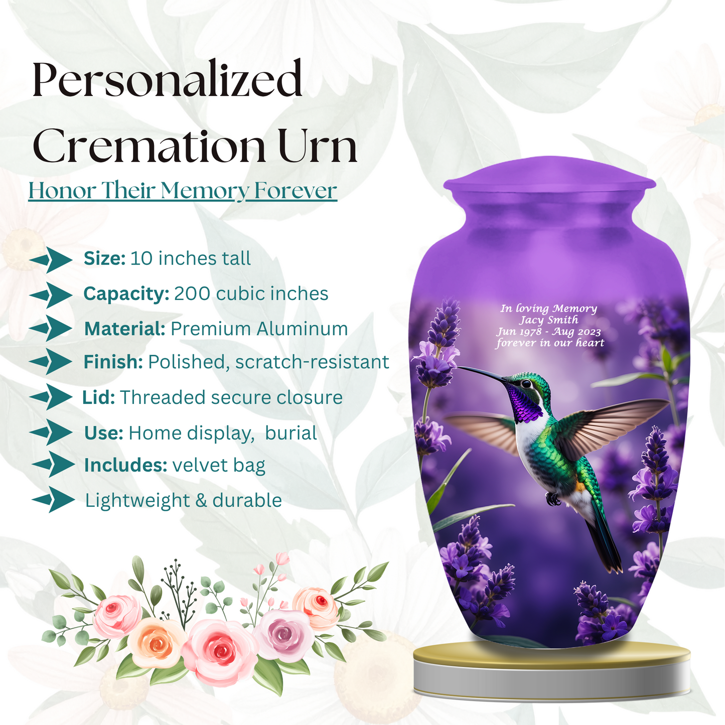 Floral Urn for Women
