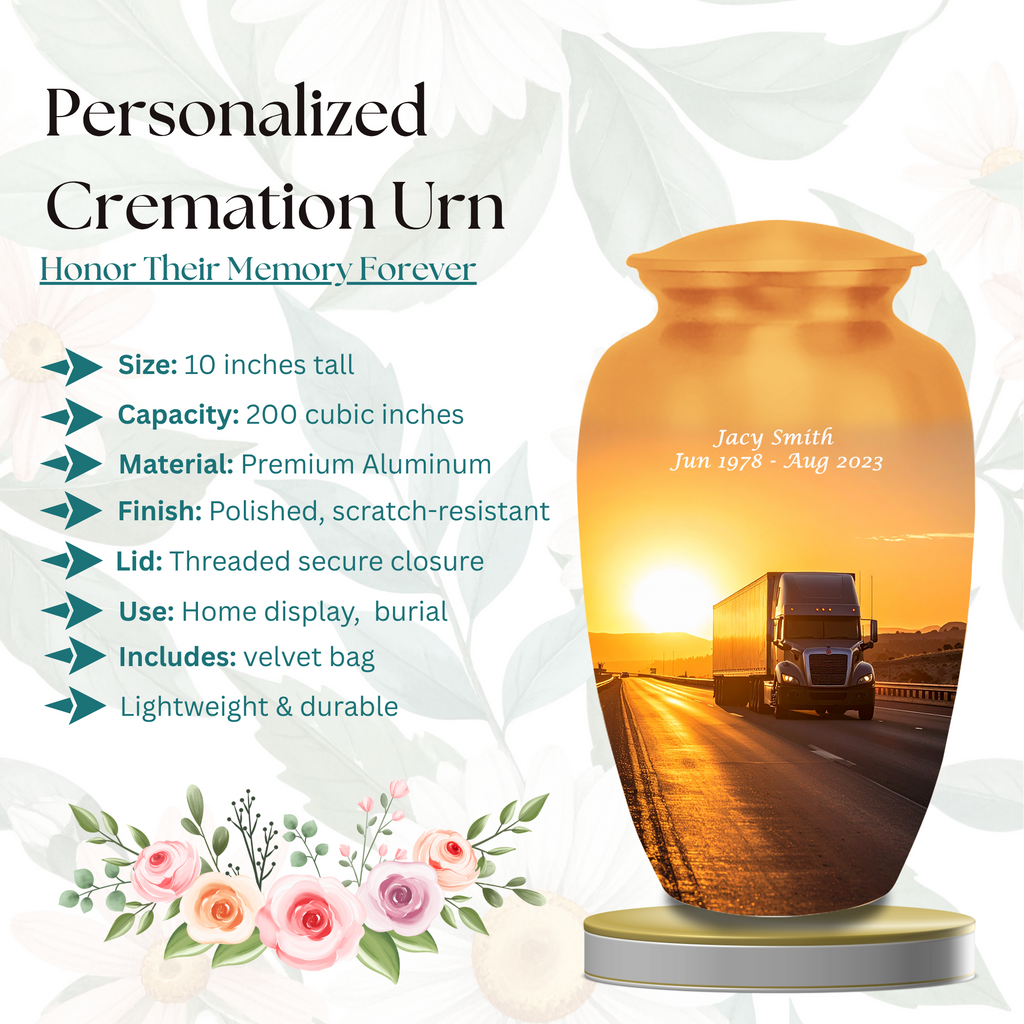 Truck Urn for Ashes
