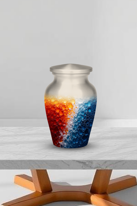 Abstract Design Cremation Urns for Human Ashes – Modern Memorial Urns for Adults, Men or Women