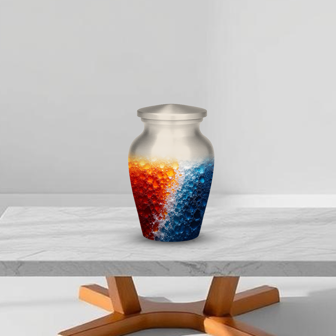 Abstract Design Cremation Urns for Human Ashes – Modern Memorial Urns for Adults, Men or Women