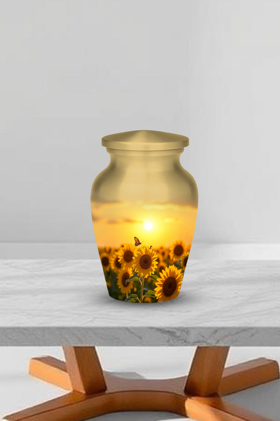 Sunflower Urns for Human Ashes keepsake Memorial Urns for Mom